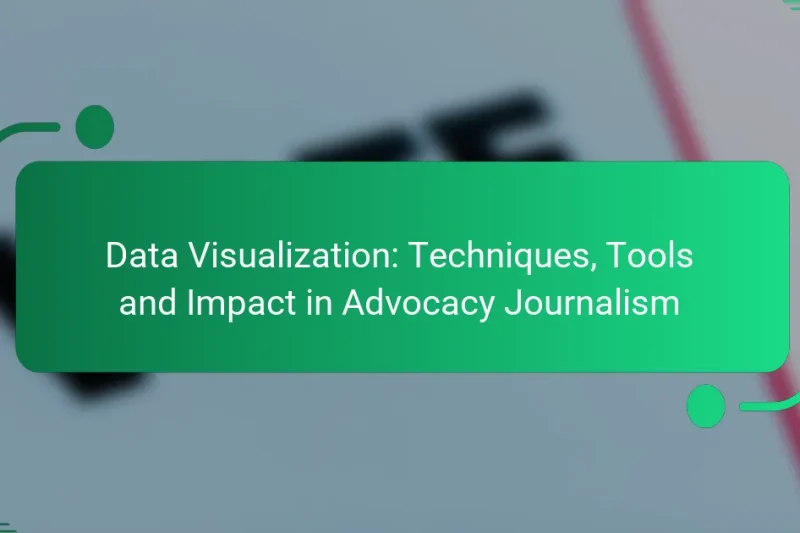 Data Visualization: Techniques, Tools and Impact in Advocacy Journalism